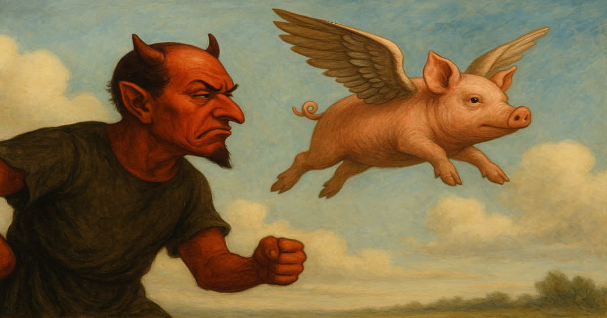 The Devil Is an Ass When Pigs Fly
