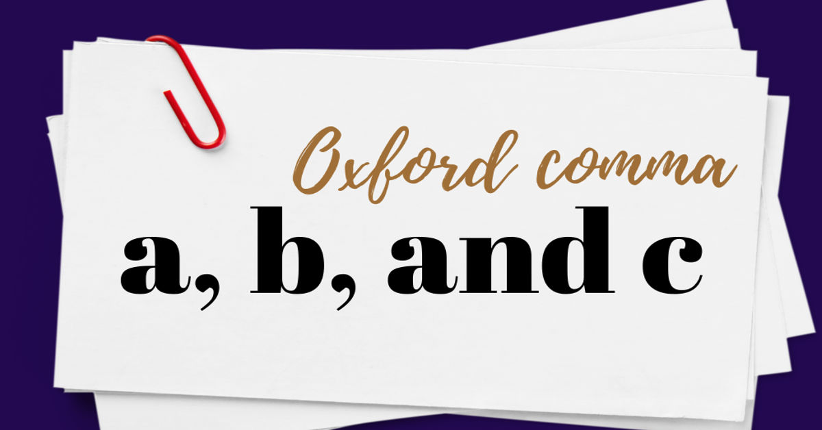 Oxford Comma
