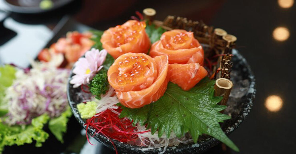 Sushi Order Topped with Salmon NYT